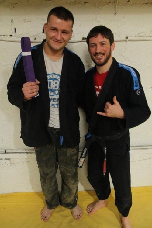 Purple belt · December 20, 2011 · Promoted by John Kavanagh