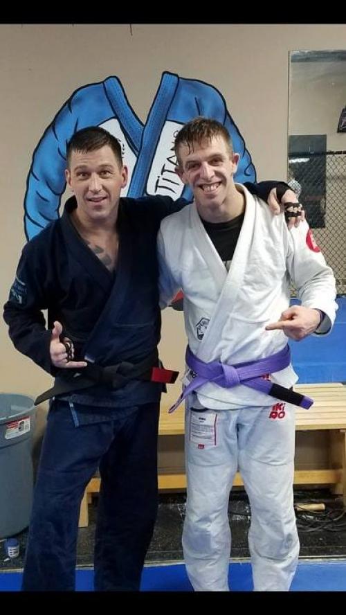 Purple belt · March 30, 2017 · Promoted by Nathan Stever