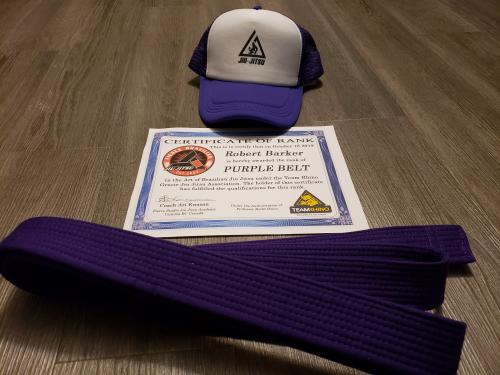 Purple belt · October 18, 2019 · Promoted by Ari Knazan