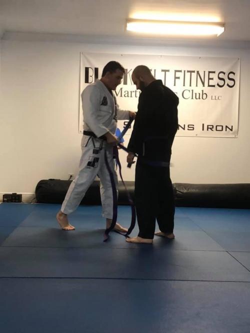 Purple belt · December 15, 2018 · Promoted by Professor Juan Reppin/CheckMat