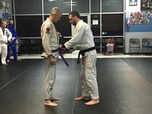 Purple belt · February 12, 2019 · Promoted by Alex Henley