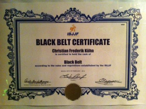 Black belt · April 14, 2013 · Promoted by Michael Haselein