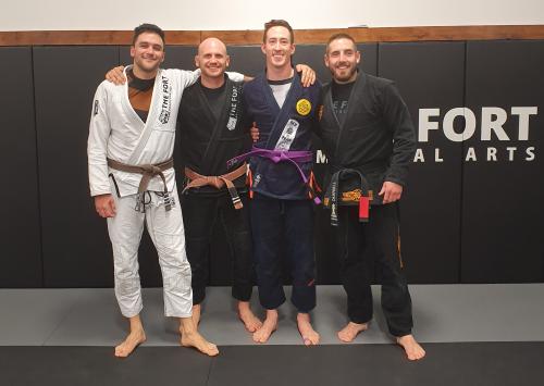 Purple belt · October 1, 2019 · Promoted by Scott Campbell