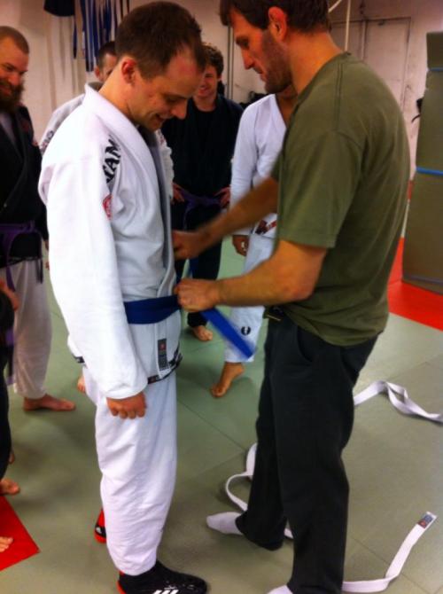Blue belt · November 9, 2013 · Promoted by John Olav Einemo
