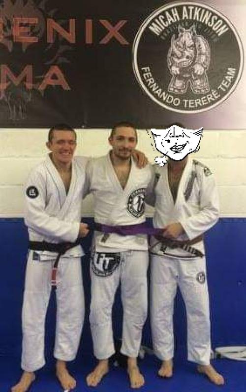 Purple belt · January 29, 2014 · Promoted by Micah  atki son