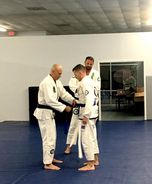Blue belt · June 18, 2018 · Promoted by Royce Gracie