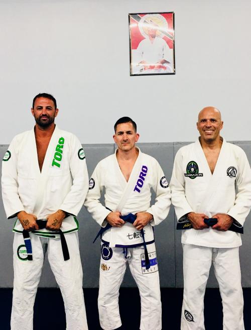 Blue belt · June 18, 2018 · Promoted by Royce Gracie
