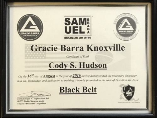 Black belt · August 16, 2016 · Promoted by Samuel Braga