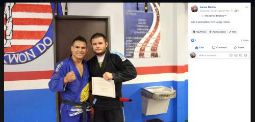 Black belt · September 20, 2015 · Promoted by Jorge Patino