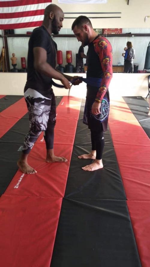 Blue belt · November 16, 2019 · Promoted by Kevin Williams
