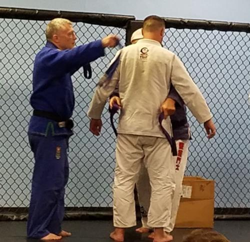 Purple belt · August 25, 2018 · Promoted by Jeff Bailey