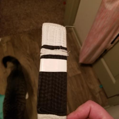 White belt · March 12, 2018