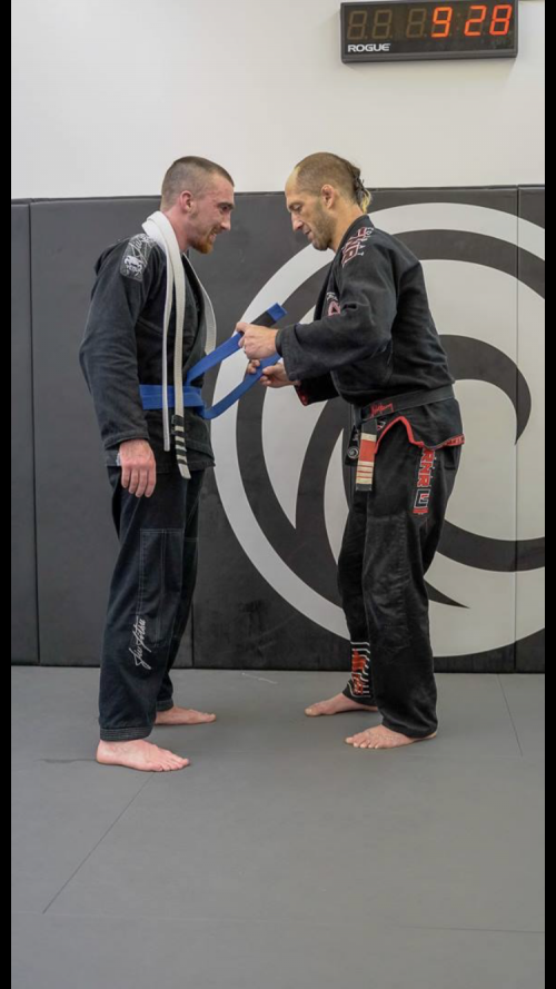 Blue belt · February 22, 2019 · Promoted by Perry Wirth