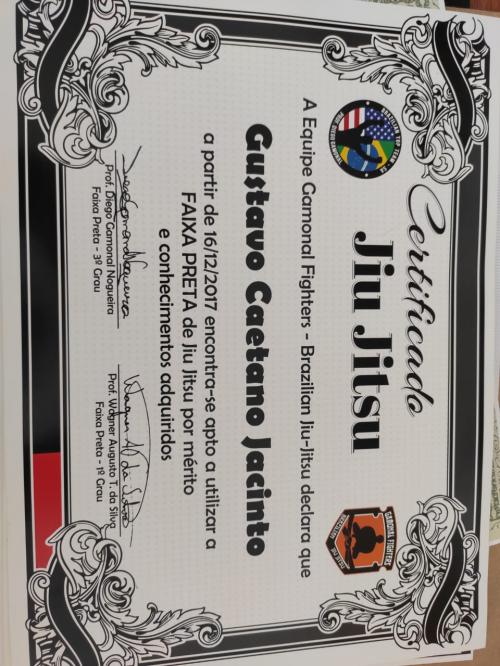 Black belt · December 16, 2017 · Promoted by Diego Gamonal