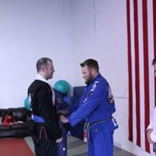 Blue belt · February 7, 2015 · Promoted by Douglas Esposito