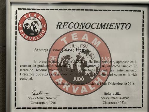 Blue belt · December 18, 2016 · Promoted by Rafael Salomao