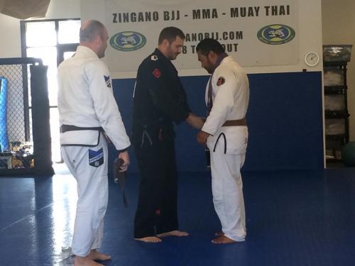 Brown belt · August 22, 2015 · Promoted by Hans Thompson