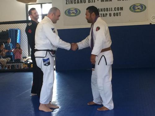 Brown belt · August 22, 2015 · Promoted by Hans Thompson