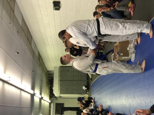 Blue belt · December 12, 2019 · Promoted by Travis Wells