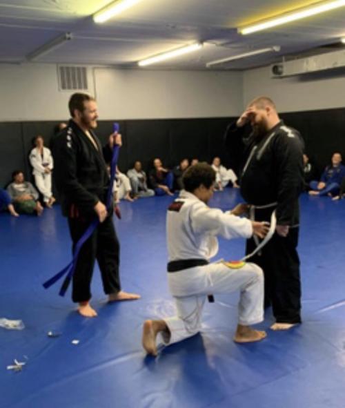 Blue belt · November 16, 2019 · Promoted by Max Burt