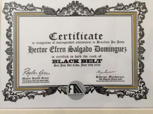 Black belt · June 16, 2016 · Promoted by RODRIGO MUNDURUCA