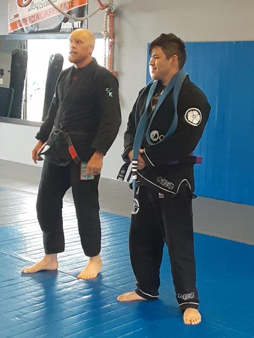 Purple belt · July 27, 2019 · Promoted by Sam Rauch