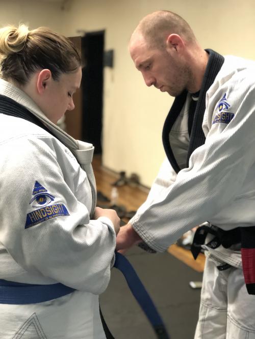 Blue belt · April 17, 2019 · Promoted by Heath Harvey