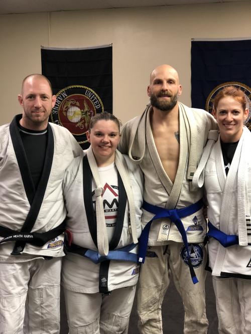 Blue belt · April 17, 2019 · Promoted by Heath Harvey