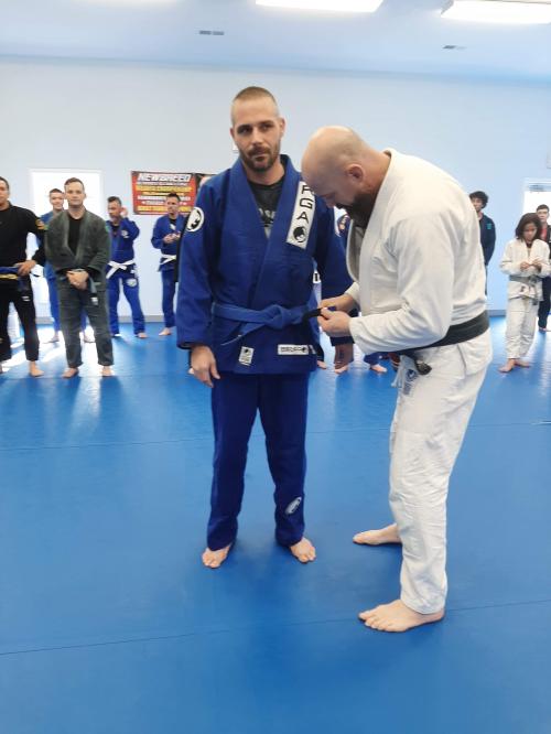 Blue belt · September 12, 2012 · Promoted by Brian marvin