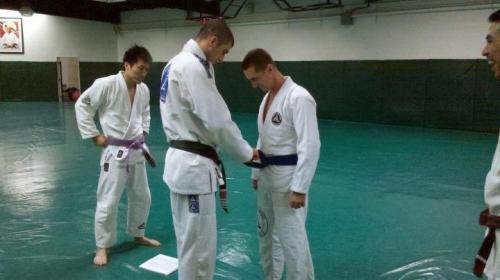 Blue belt · February 10, 2012 · Promoted by Rener Gracie