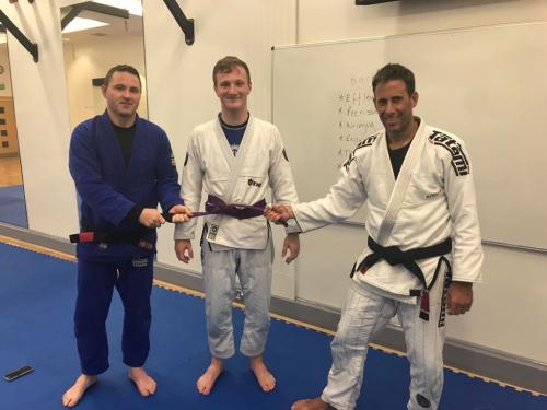 Purple belt · July 23, 2018 · Promoted by Alan Lowry