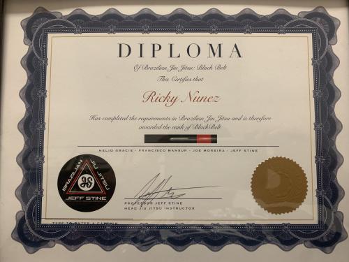 Black belt · December 29, 2018 · Promoted by Jeff Stine