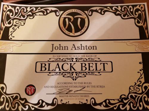 Black belt · December 9, 2017 · Promoted by Renato Tavares