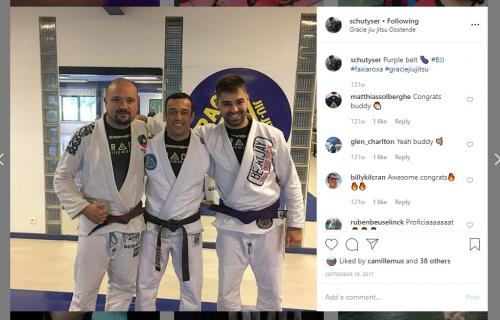 Purple belt · September 16, 2017 · Promoted by Robin Gracie