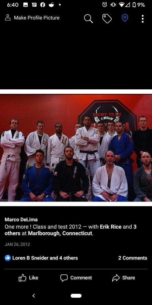 Blue belt · January 14, 2020 · Promoted by Marco Delima