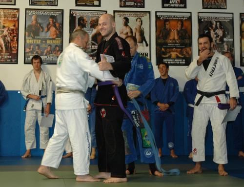 Purple belt · January 23, 2010 · Promoted by Charles Gracie