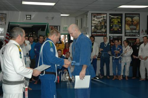 Blue belt · January 12, 2008 · Promoted by Charles Gracie