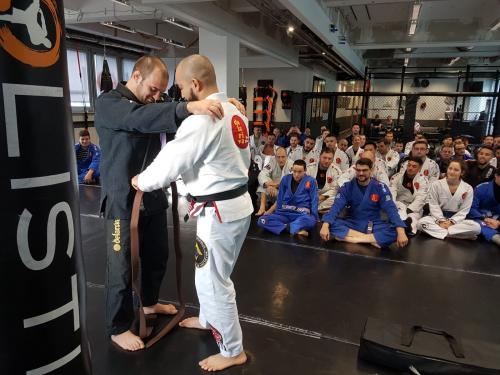 Brown belt · November 16, 2019 · Promoted by Oscar Zevallos Ortiz