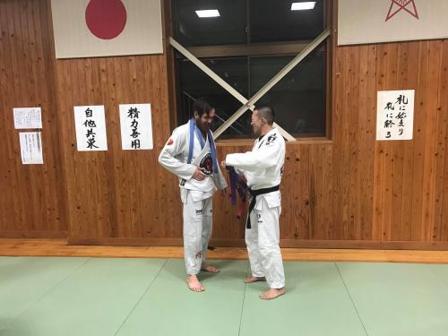Purple belt · December 16, 2016 · Promoted by Yasuo Matsumoto