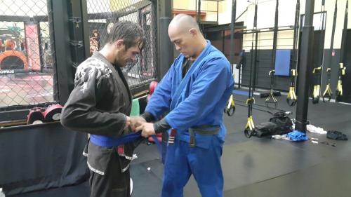 Blue belt · July 8, 2015 · Promoted by Christiano Kaminishi