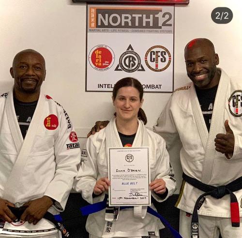 Blue belt · November 10, 2019 · Promoted by Professor David Onuma