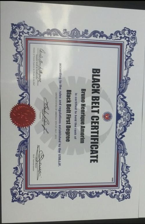 Black belt · June 6, 2009 · Promoted by Vinicius Draculino Magalhães
