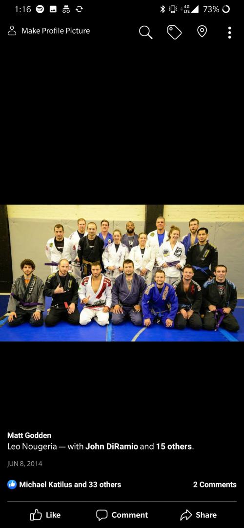 Purple belt · June 8, 2014 · Promoted by Leo Nogueira