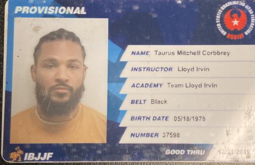 Black belt · November 25, 2016 · Promoted by Lloyd Irvin