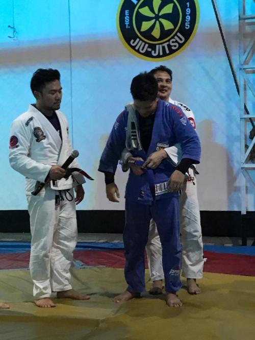 Blue belt · July 25, 2019 · Promoted by Prof. Alvin Aguilar