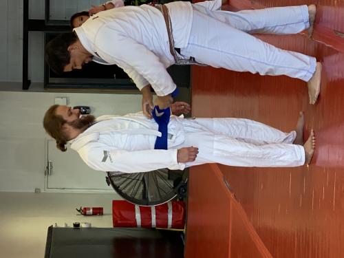 Blue belt · October 26, 2019 · Promoted by Mark Robles