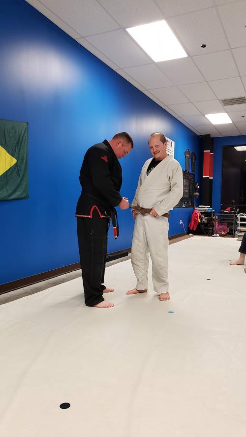 Brown belt · August 25, 2016 · Promoted by Steve Diaz