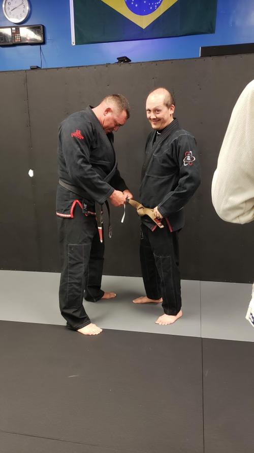 Brown belt · August 25, 2016 · Promoted by Steve Diaz