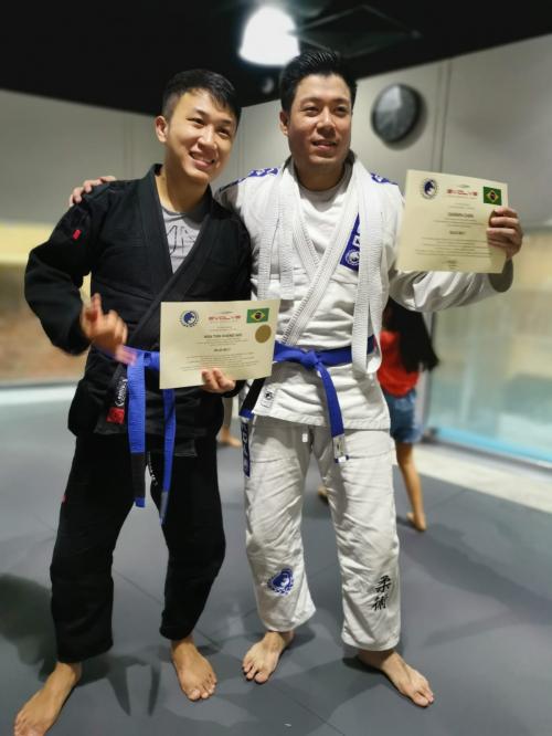 Blue belt · December 14, 2019 · Promoted by Almiro Barros
