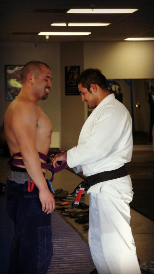 Purple belt · August 26, 2012 · Promoted by Cesar Gracie